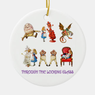 Alice Through the Looking Glass Ceramic Tree Decoration