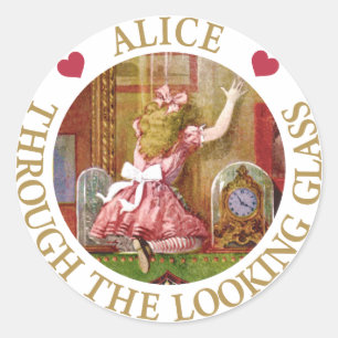 Alice Through The Looking Glass Classic Round Sticker