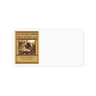 Alice Through the Looking-Glass Label
