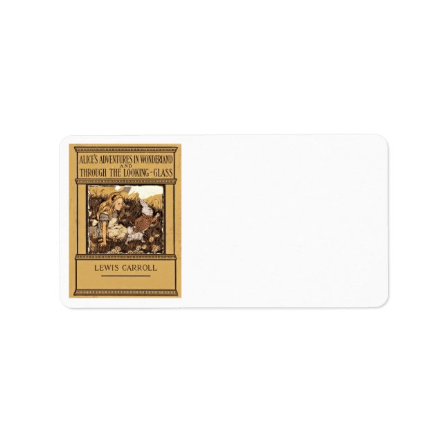 Alice Through the Looking-Glass Label (Front)