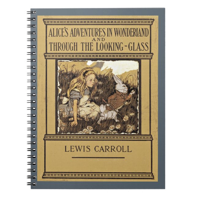 Alice Through the Looking-Glass Notebook (Front)