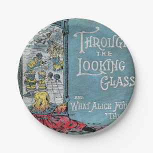 Alice Through The Looking Glass Paper Plate