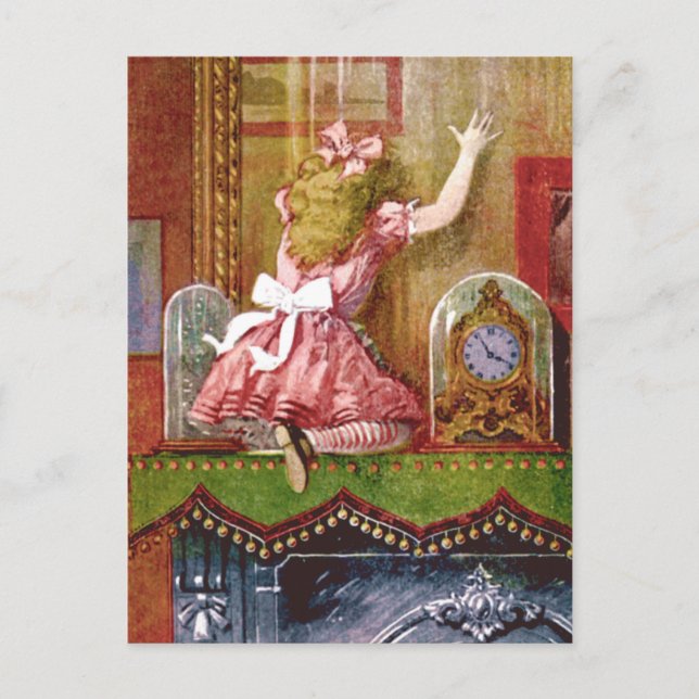 ALICE THROUGH THE LOOKING GLASS POSTCARD (Front)