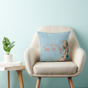 Alice Time For Tea Cushion
