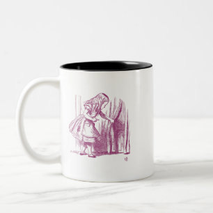 Alice Tiny Door Two-Tone Coffee Mug