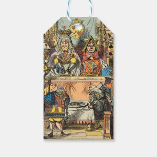 Alice Trial of the Knave of Hearts Vintage Gift Tags