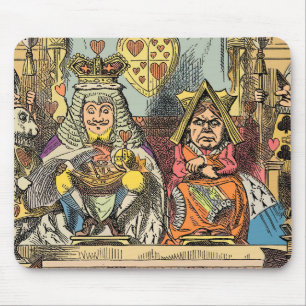 Alice Trial of the Knave of Hearts Vintage Mouse Mat