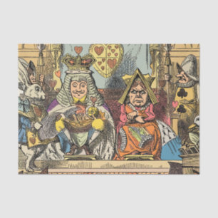 Alice Trial of the Knave of Hearts Vintage  Tissue Paper
