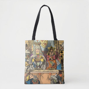 Alice Trial of the Knave of Hearts Vintage Tote Bag
