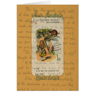 Alice: Twinkle, Twinkle, said the Hatter