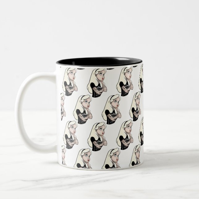 Alice Two-Tone Coffee Mug (Left)