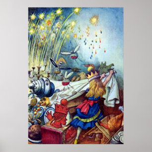 Alice Upsets the Table Poster