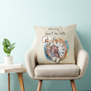 Alice - White Rabbit 1865 Cushion