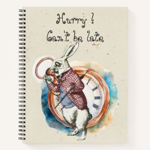 Alice - White Rabbit 1865 Notebook