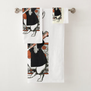 Alice White Rabbit Classic Wonderland Bath Towel Set