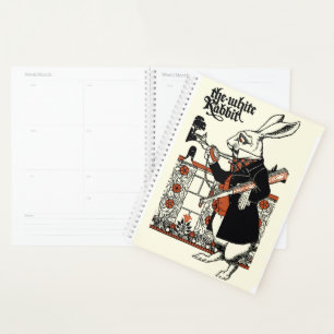 Alice White Rabbit Classic Wonderland  Planner