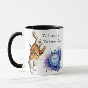 Alice - White Rabbit -The hurrier I go Mug