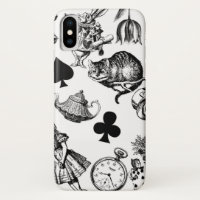Alice White Rabbit Wonderland Cheshire Cat