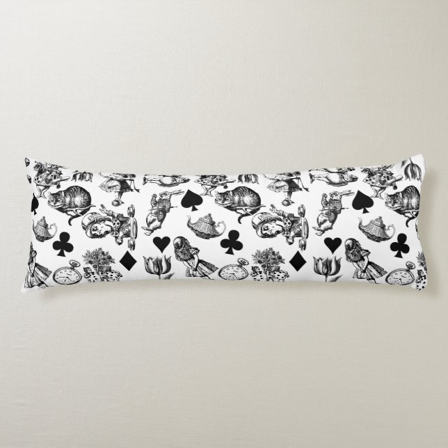 Alice White Rabbit Wonderland Classic Body Cushion (Front)
