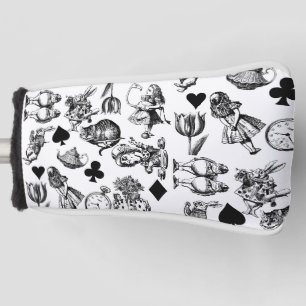 Alice White Rabbit Wonderland Classic Golf Head Cover