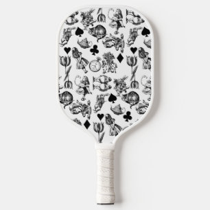 Alice White Rabbit Wonderland Classic Pickleball Paddle