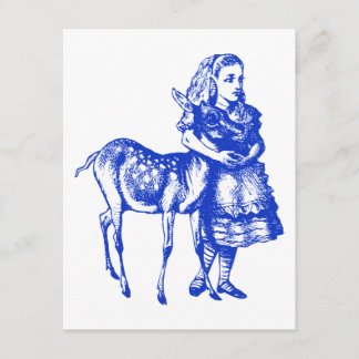 Alice with Fawn Prom Bid Invitation