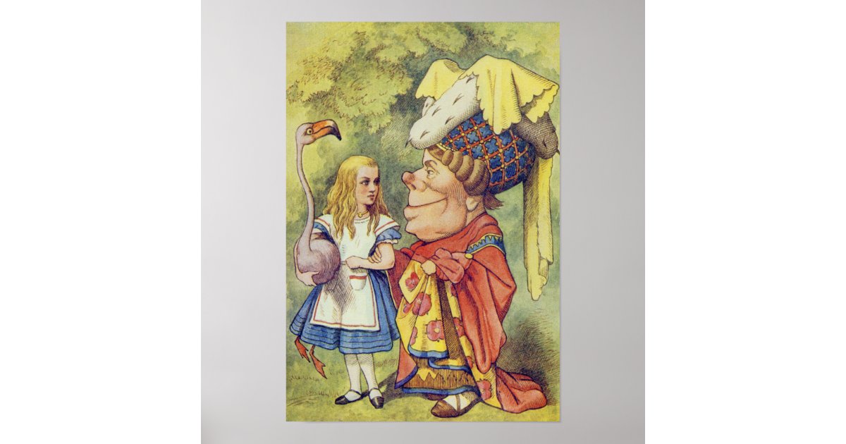 Alice with the Duchess Poster | Zazzle