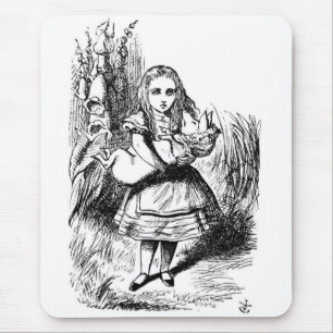 Alice with the Pig Mouse Mat