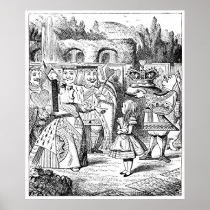 Alice with the Red Queen Poster