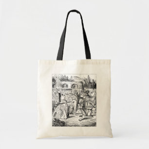 Alice with the Red Queen Tote Bag