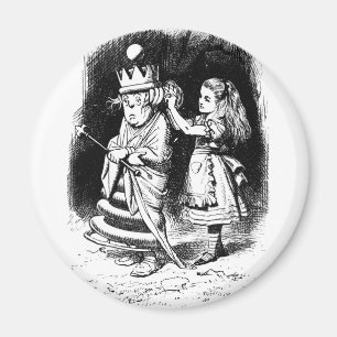 Alice with the White Queen Magnet
