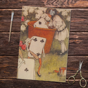 Alice's Adventures in Wonderland Club Cards Tissue Paper