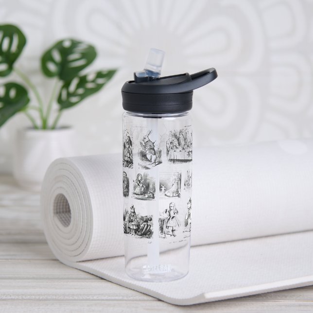 Alice's Adventures in Wonderland Pattern Water Bottle (Yoga)