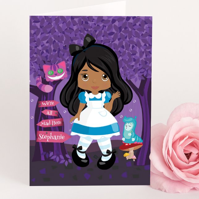 Alice's Adventures in Wonderland Personalised Card (Creator Uploaded)