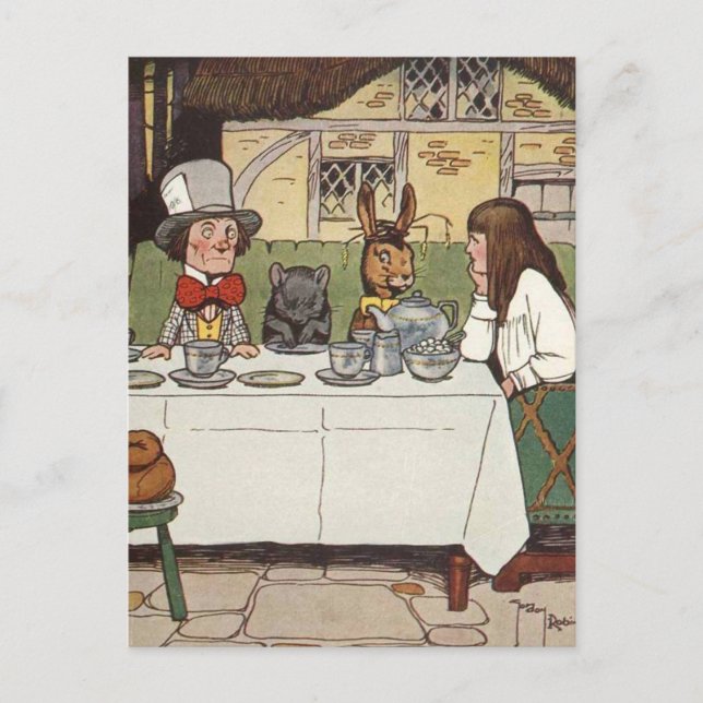 Alice's Adventures in Wonderland Postcard (Front)