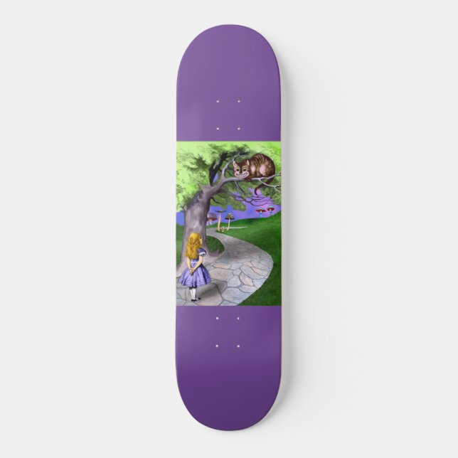 Alice's Adventures in Wonderland Skateboard (Front)