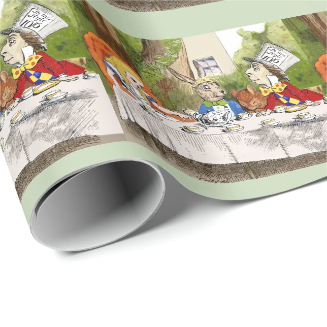 Alice's Adventures in Wonderland Wrapping Paper (Roll Corner)