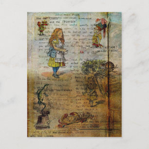 Alice's Adventures Postcard