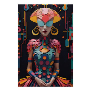 Alice's New Afternoon Tea Party - Ken Gauge Art Poster