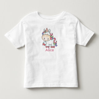 Alice's Personalised Unicorn Gifts Toddler T-Shirt
