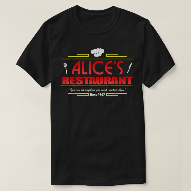 Alice'S Restaurant Massacree Funny Thanksgiving Ch T-Shirt (Design Front)