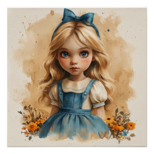 Alice's Whimsy Reverie: Wonderland Whimsy Poster