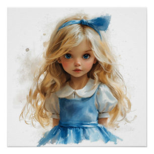 Alice's Whimsy Unveiled: Wonderland Whimsy Poster