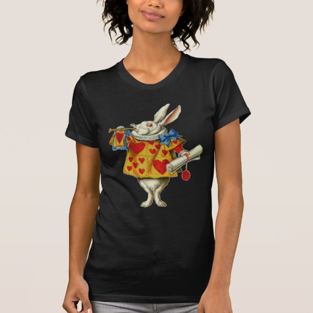 ALICE'S WHITE RABBIT T-Shirt (Front)
