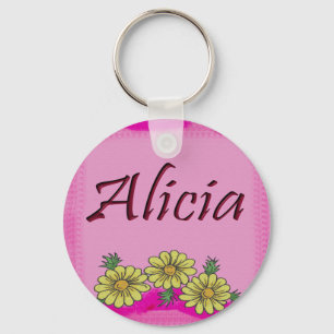 Alicia Daisy Key Ring