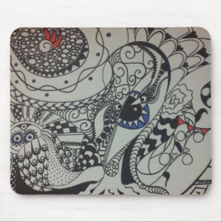alicia kelletts spiritual tangle art mouse mat