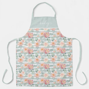 Alicia Rose Stripe Pattern Apron
