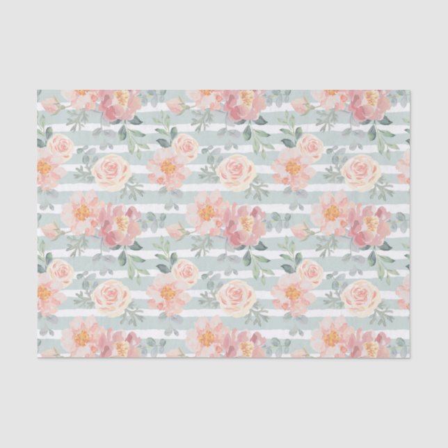 Alicia Rose Stripe Pattern Tissue Paper (Front)