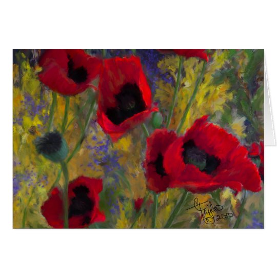 Alicia's Poppies Card