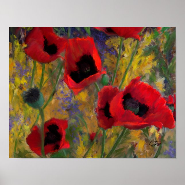 Alicia's Poppies Poster (Front)